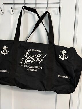 Black Spiced Rum Logo Duffle Bag